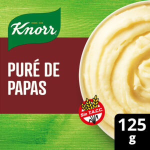 Puré de papas Knorr tradicional listo 125 g.