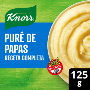 Puré de papas Knorr receta completa 125 g.