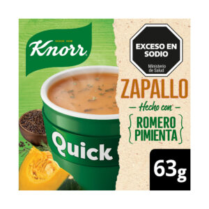 Sopa instantánea Knorr Quick zapallo romero 5 sobres