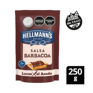 Salsa barbacoa Hellmanns dp 250 grs