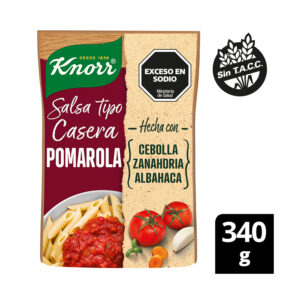Salsa pomarola tradicional Knorr 340 g.