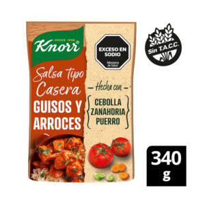 Salsa guiso y arroces Knorr 340 g.