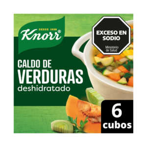 Caldo Knorr de verdura deshidratado 6 cubos