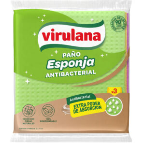 Paño Virulana antibacterial 3 u.
