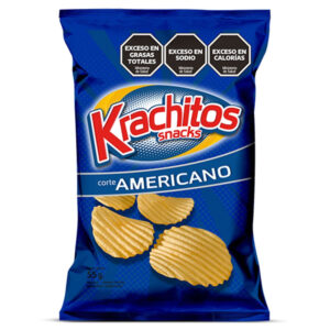 Papas fritas corte americano Krachitos 165 grs