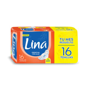 Toalla higíenica Lina Esencial con alas 16 uni