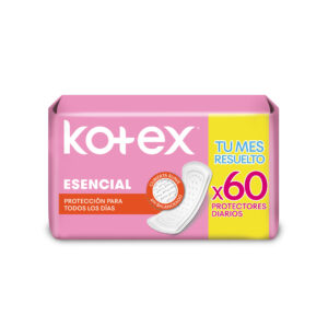 Protectores diarios Kotex esencial 60 uni