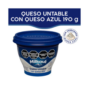 Queso untable Milkaut azul 190 g.