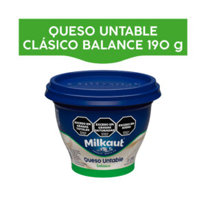 Queso untable light Milkaut tradicional 190 g.
