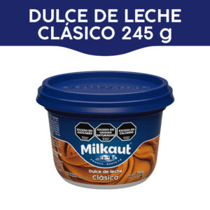 Dulce de leche familiar Milkaut pote 245 g.