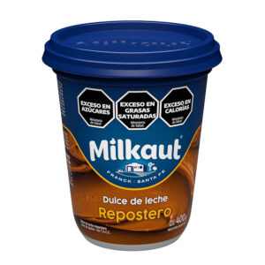 Dulce de leche repostero Milkaut en pote 400 g.