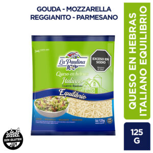 La Paulina queso en hebras italiano equilibrio 125 grs