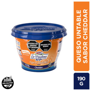 La Paulina queso untable cheddar 190 grs