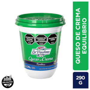 La Paulina queso crema equilibrio 290 grs