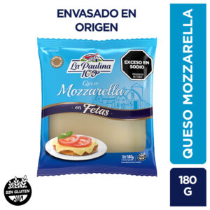 La Paulina queso mozzarella en fetas 180 grs