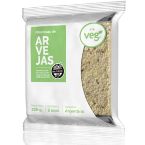Milanesa de arvejas Viaveg 2 uni