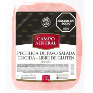 Pechuga de pavo fet Campo Austral 150 g.