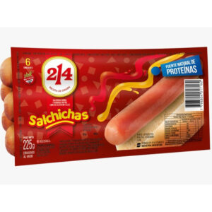 Salchichas 214 flow pack x 6 uni