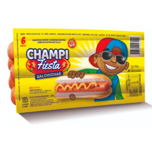 Salchichas Champifiesta sin piel x 6 uni