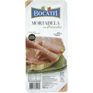 Mortadela con pistacchio Bocatti feteado 70 g.