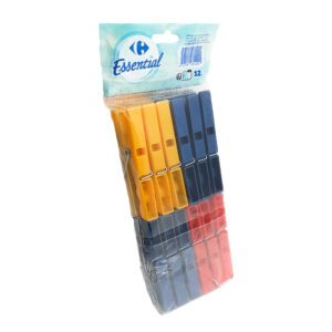 Broches plásticos Carrefour Essential x 12 uni