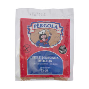 Nuez moscada Pergola molida 25 g. sin TACC