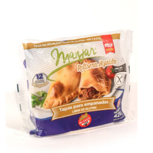 Tapa para empanadas Manjar sin tacc hojaldre rotisera 12 uni