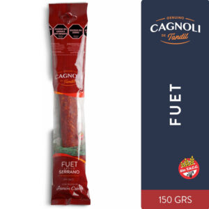 Salame fuet serrano Cagnoli 150 g.