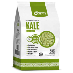 Fideos multicereal sin tacc Wakas fusilli kale 300 grs