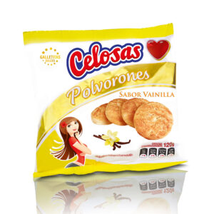 Galletitas Celosas polvoron de vainilla 120 g.