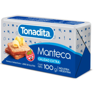 Manteca Tonadita calidad extra 100 g.