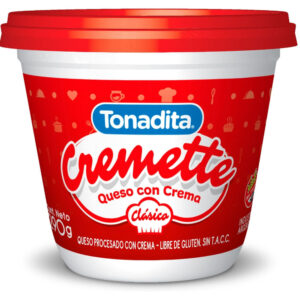Queso crema Tonadita cremette 290 g.