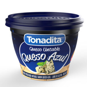Queso untable Tonadita sabor queso azul 180 g.