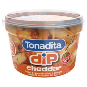 Queso sabor cheddar Tonadita dip 180 g.
