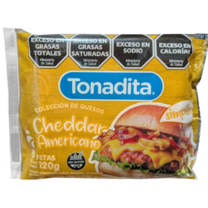 Queso cheddar Tonadita 120 g.