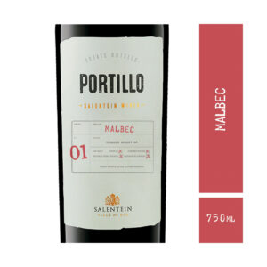Vino tinto Malbec Portillo 750 ml