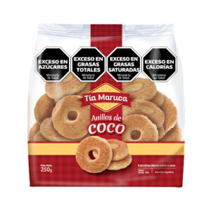 Galletitas Tí­a Maruca anillos coco 250 g.