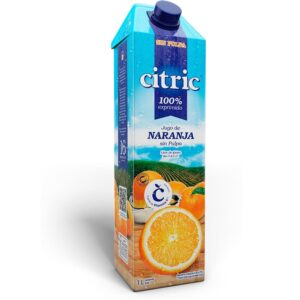 Jugo Citric de naranja sin pulpa tetra 1 l.