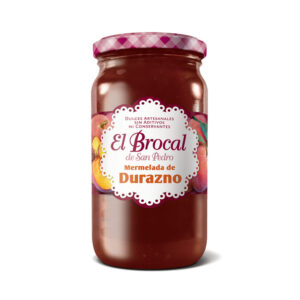 Mermelada El Brocal de durazno frasco 420 g.