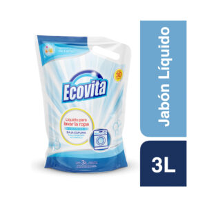 Jabón liquido Ecovita baja espuma repuesto 3 l.