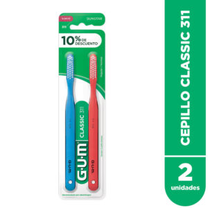 Cepillo dental Gum classic 311 2 uni (10% OFF)