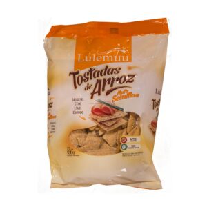 Tostadas de arroz Lulemuu multisemillas 110 g. sin TACC