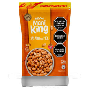 Mani frito salado Maní King dp 350 g.