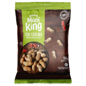 Maní con cascara Maní King 400 g.