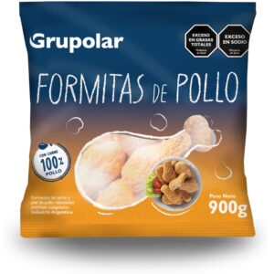 Formitas de pollo Grupolar en bolsa 900 g.