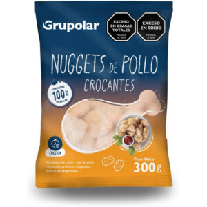 Nuggets crocantes Grupolar pechuga de pollo 300 g.