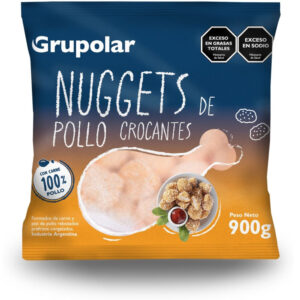 Nuggets crocantes Grupolar pechuga de pollo 900 g.
