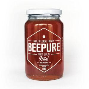 Miel líquida Beerpure en frasco 500 g.