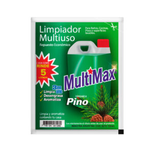 Limpiador multiuso Multimax para diluir pino (rinde 5 litros) 150 ml.