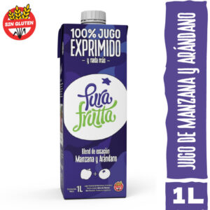 Jugo de arándanos manzana Pura Frutta tetra 1 l.
